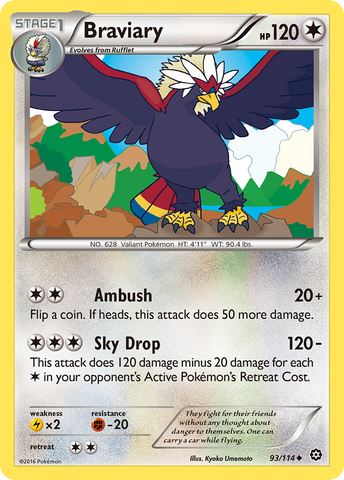 Braviary (93/114) [XY: Steam Siege]