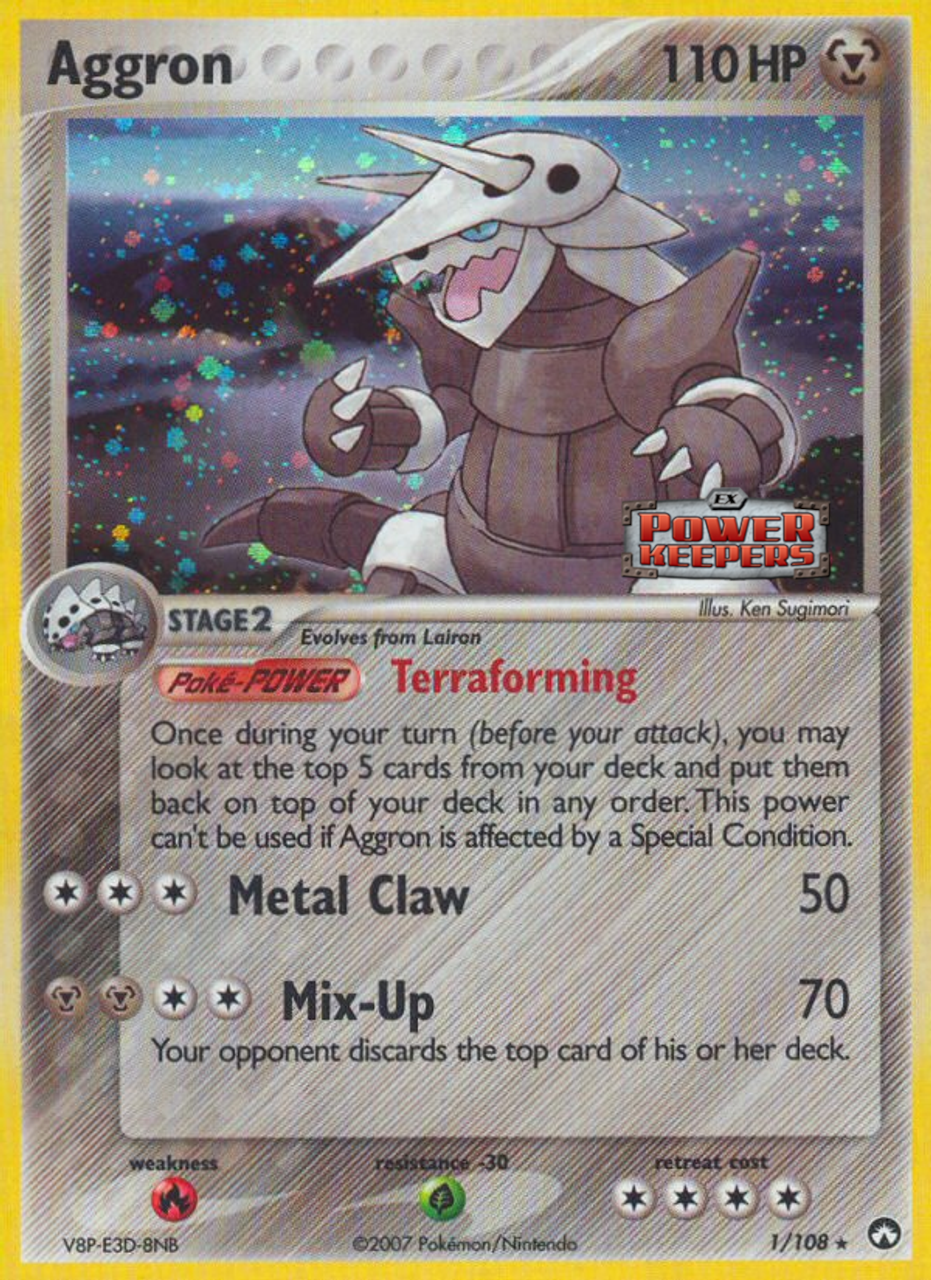 Aggron (1/108) (Stamped) [EX: Power Keepers] | Pandora's Boox