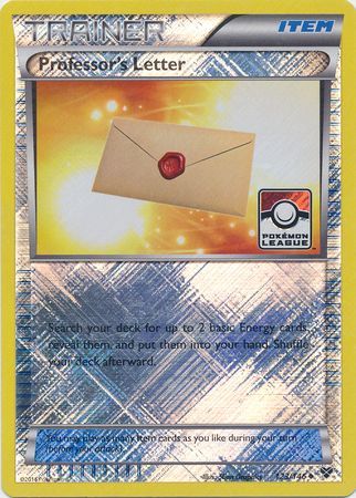 Professor's Letter (123/146) (League Promo) [XY: Base Set]