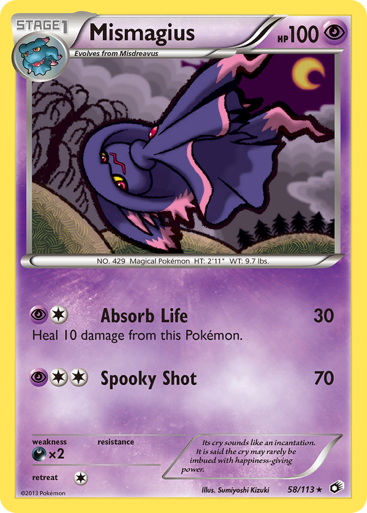 Mismagius (58/113) [Black & White: Legendary Treasures]