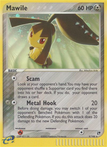 Mawile (9/100) [EX: Sandstorm]