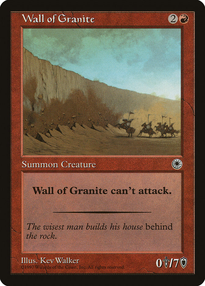 Wall of Granite [Portal] | Pandora's Boox