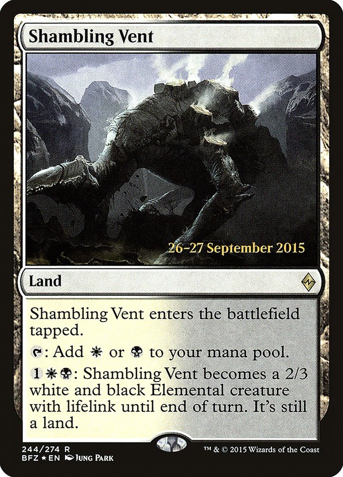 Shambling Vent [Battle for Zendikar Prerelease Promos]