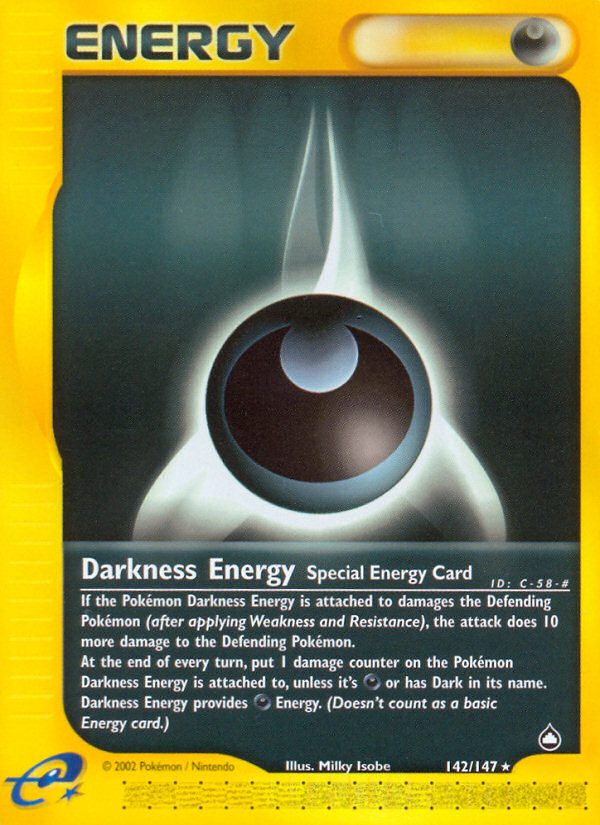 Darkness Energy (142/147) [Aquapolis] | Pandora's Boox