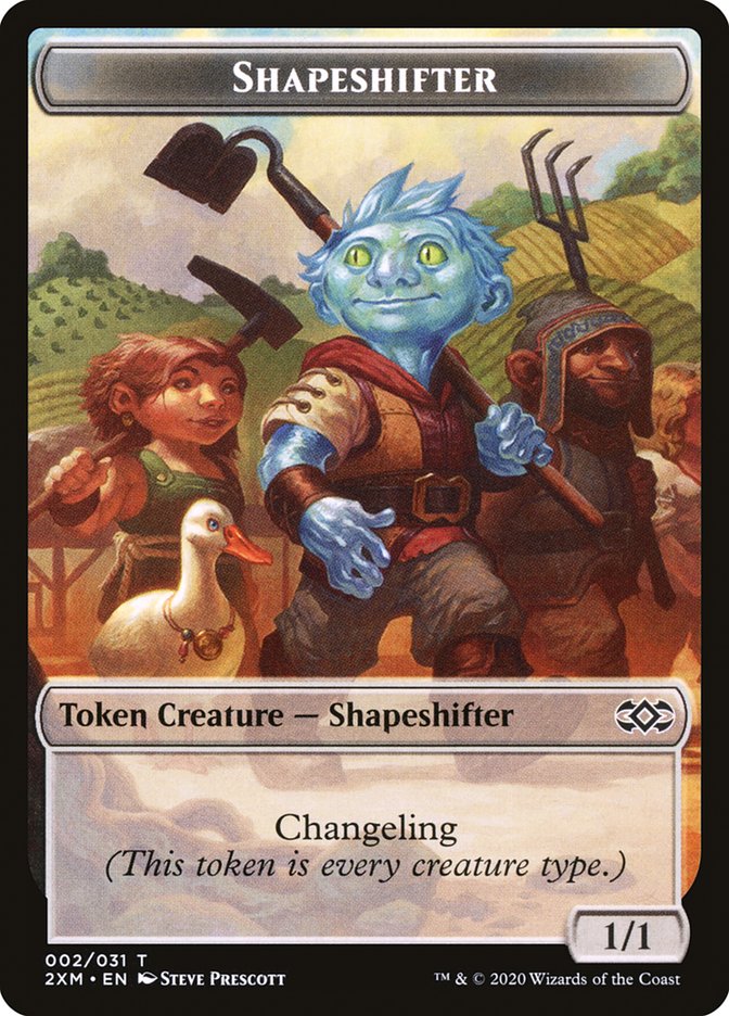 Servo // Shapeshifter Double-Sided Token [Double Masters Tokens] | Pandora's Boox
