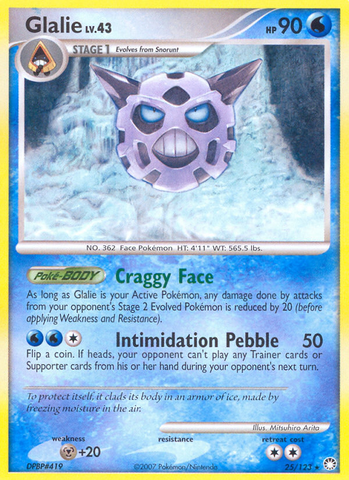 Glalie (25/123) [Diamond & Pearl: Mysterious Treasures]