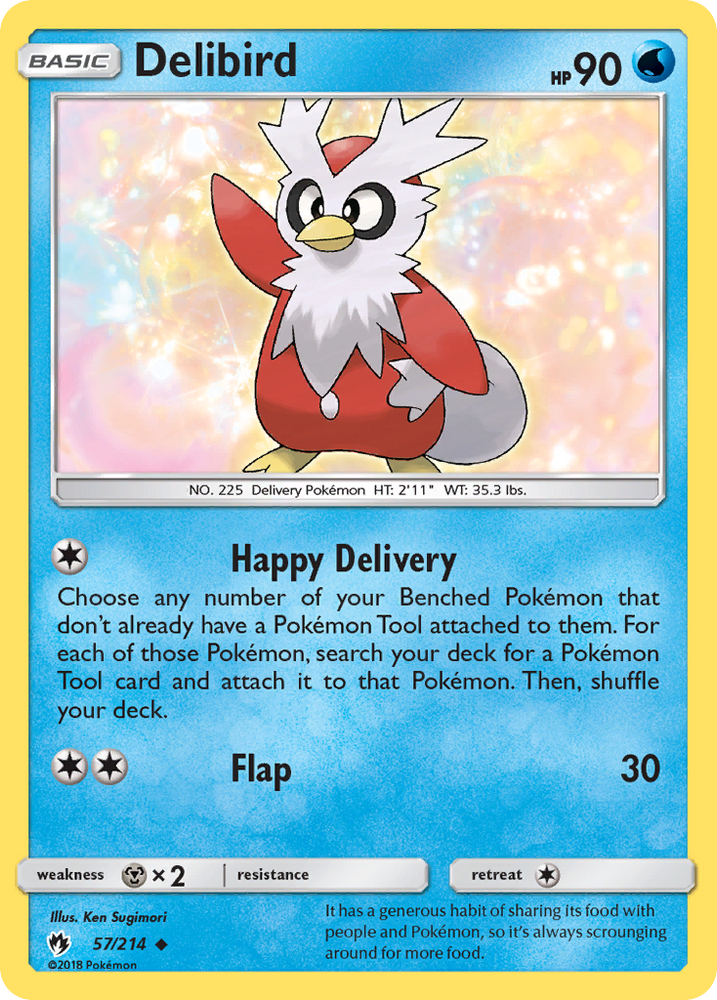 Delibird (57/214) [Sun & Moon: Lost Thunder]