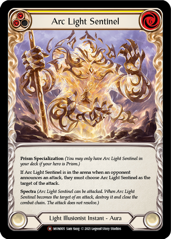 Arc Light Sentinel (Rainbow Foil) [U-MON005-RF] Unlimited Edition Rainbow Foil