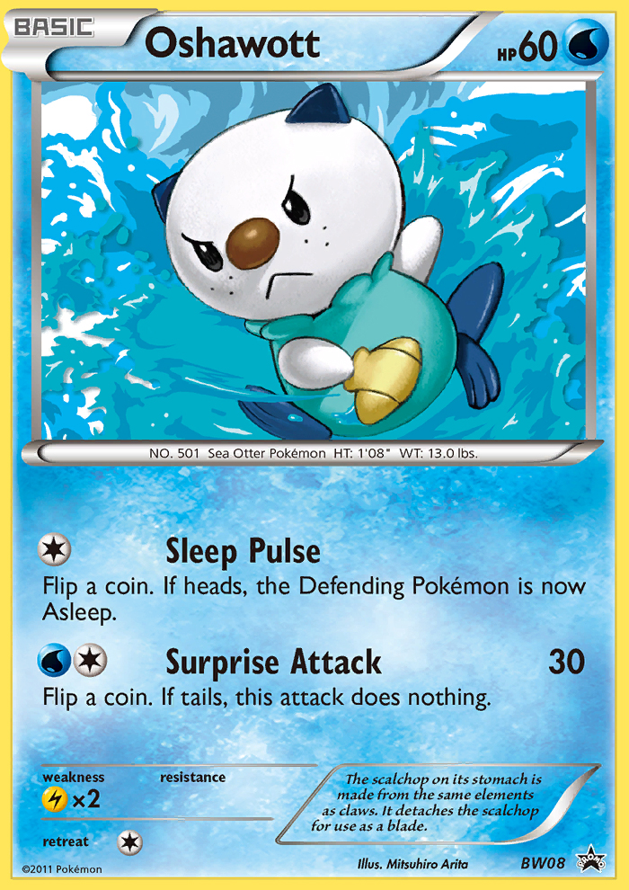 Oshawott (BW08) [Black & White: Black Star Promos]