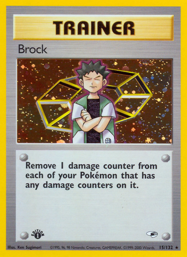 Brock (15/132) [Gym Heroes 1st Edition] | Pandora's Boox