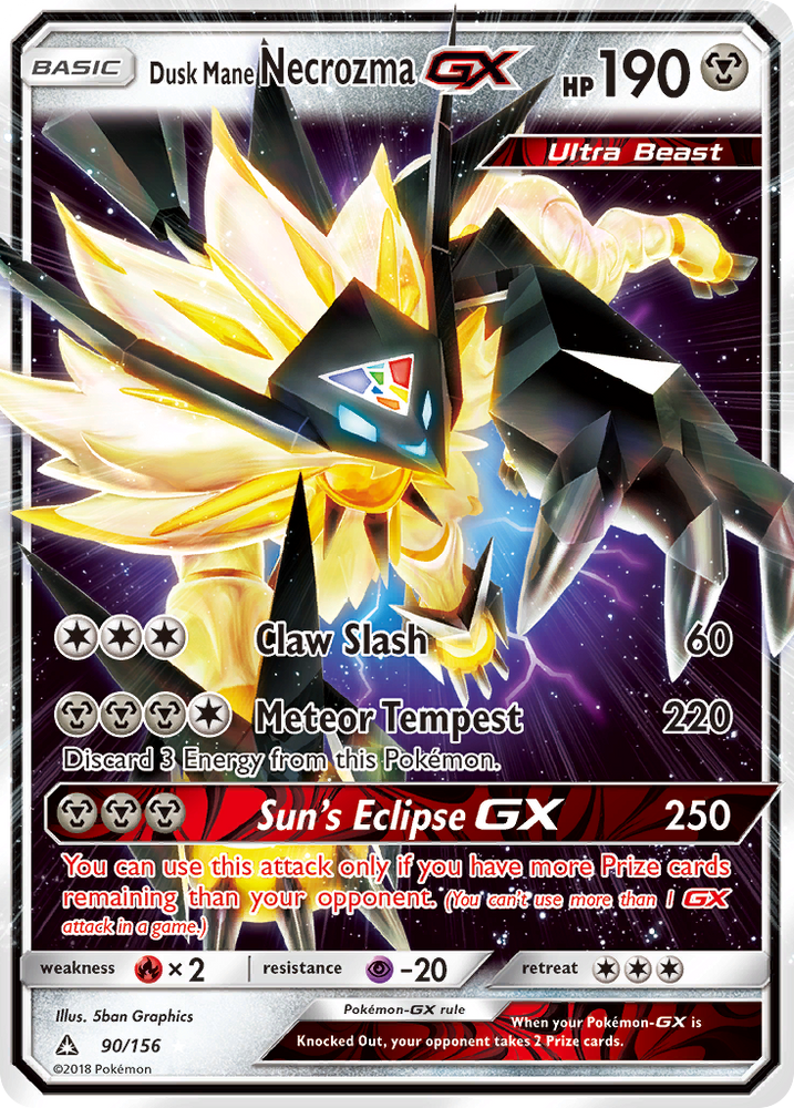 Dusk Mane Necrozma GX (90/156) [Sun & Moon: Ultra Prism]