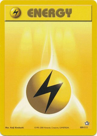 Lightning Energy (109/111) [Neo Genesis Unlimited] | Pandora's Boox