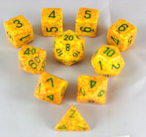 Koplow Dice 10pc Speckled Elemental Lotus