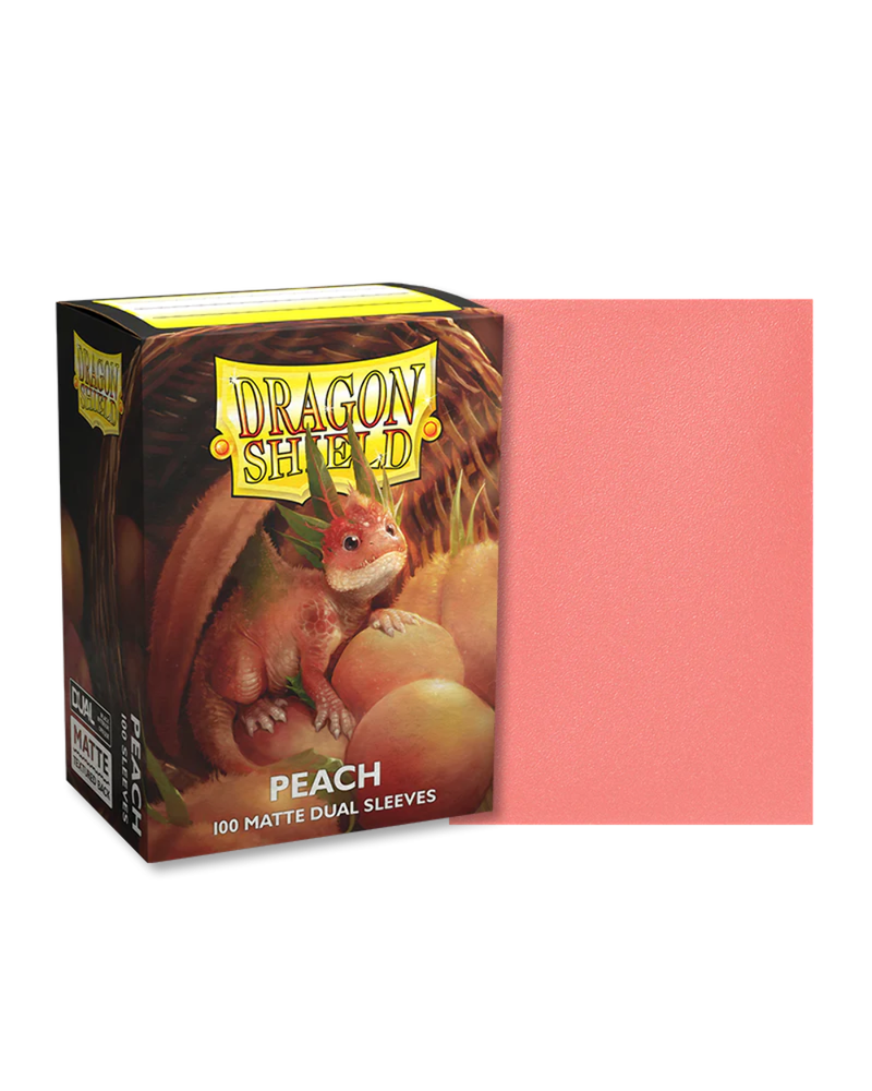 Dragon Shield Dual Matte (100 pk) Peach