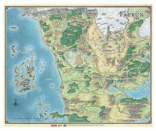 D&D: Sword Coast Adv Guide Faerun Map